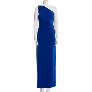 Ralph Lauren evening gown, royal blue one shoulder